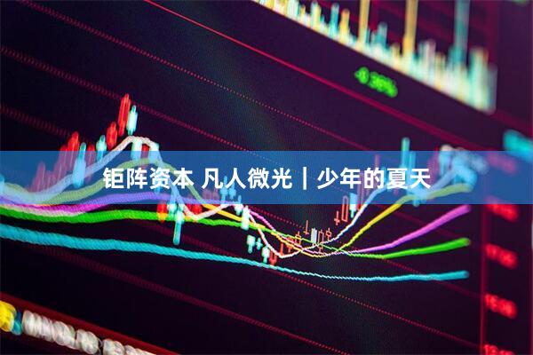 钜阵资本 凡人微光｜少年的夏天